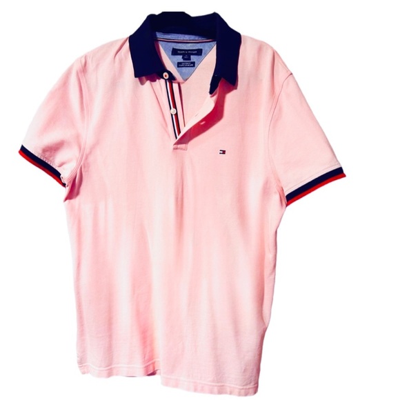 Tommy Hilfiger Men Classic Fit-The Luxe Finish Polo Shirt, Size M - Picture 1 of 2